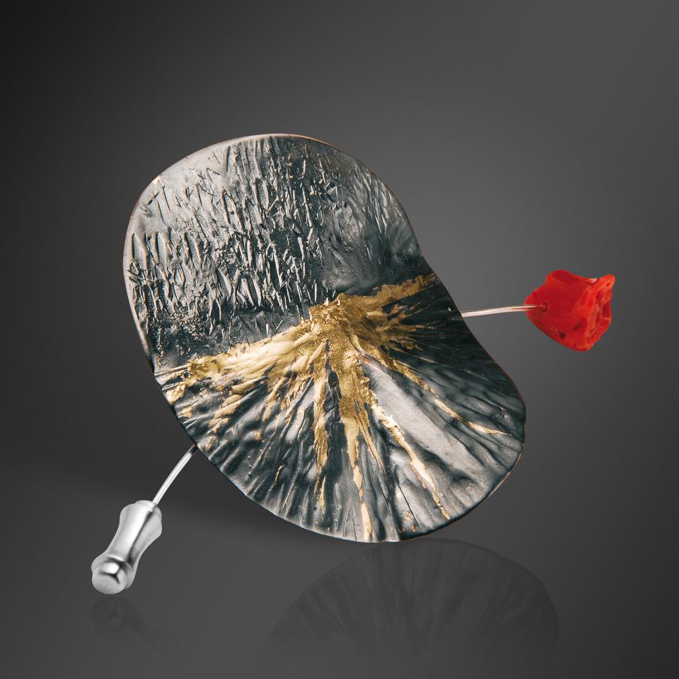 Rays brooch pendal 14