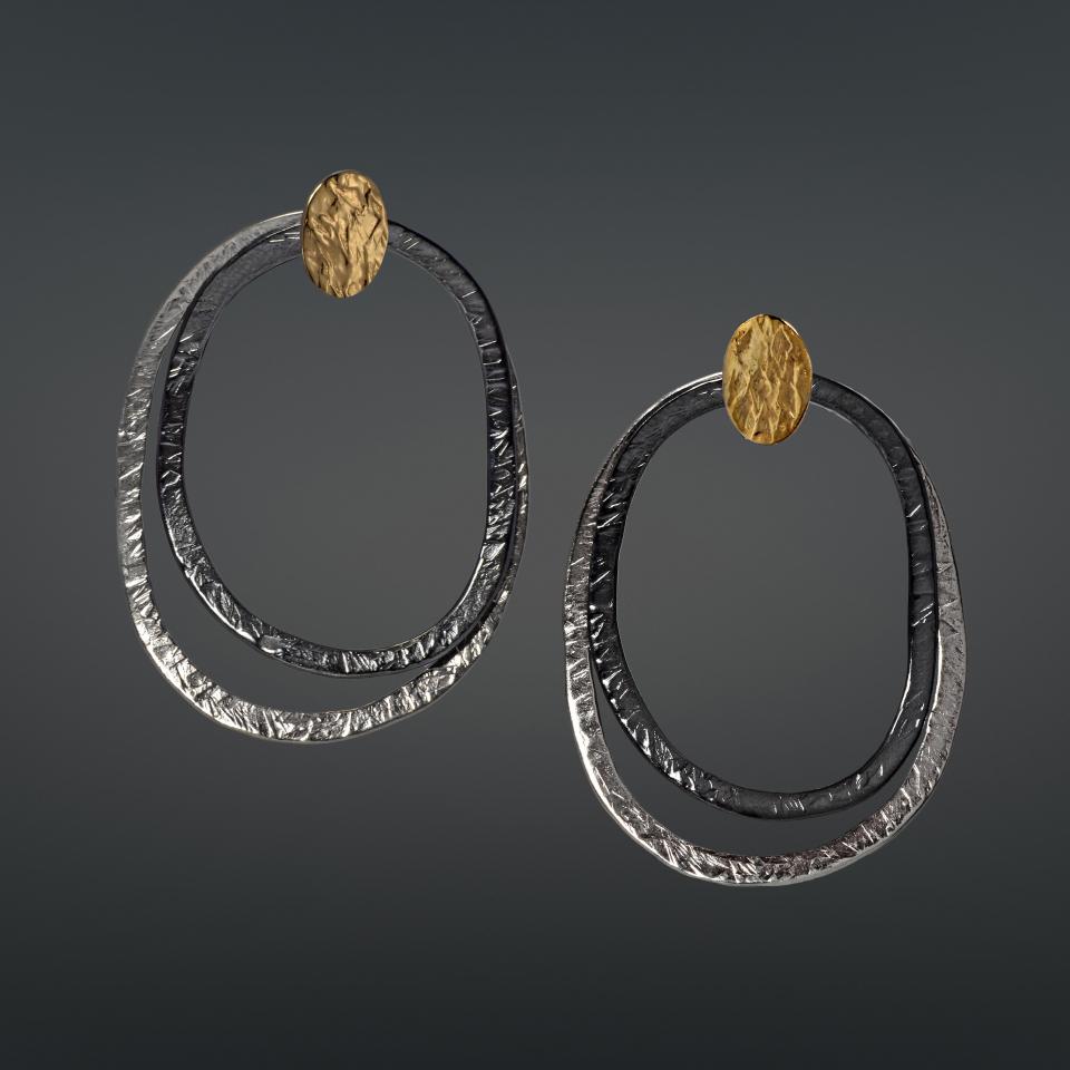Textures earrings 35